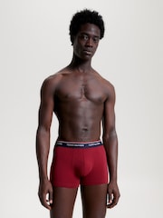 Tommy Hilfiger Blue Premium Essentials Trunks 3 Pack - Image 2 of 5