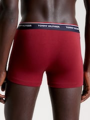 Tommy Hilfiger Blue Premium Essentials Trunks 3 Pack - Image 3 of 5