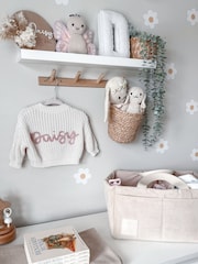 gigil Warm Beige Faux Suede Nappy Caddy - Image 4 of 4