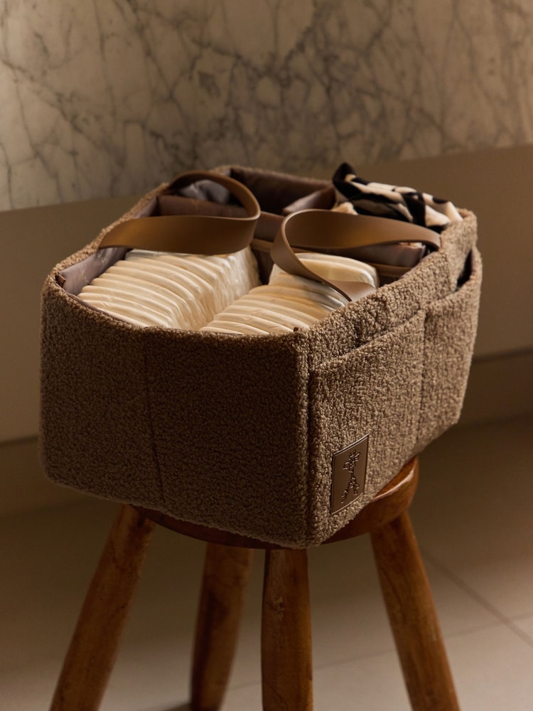 gigil Caramel Mocha Teddy Nappy Caddy - Image 2 of 6 gigil Caramel Mocha Teddy Nappy Caddy - Image 2 of 6