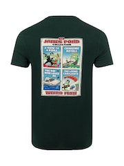 Weird Fish Green James Pond Back Print Artist T-Shirt - Image 6 of 6