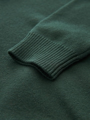 Grün - Gestrickter Schulpullover mit V-Ausschnitt (3–18 Jahre) - Bild 4 von 6