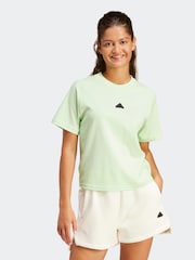 adidas Green Sportswear Z.N.E. T-Shirt - Image 1 of 7