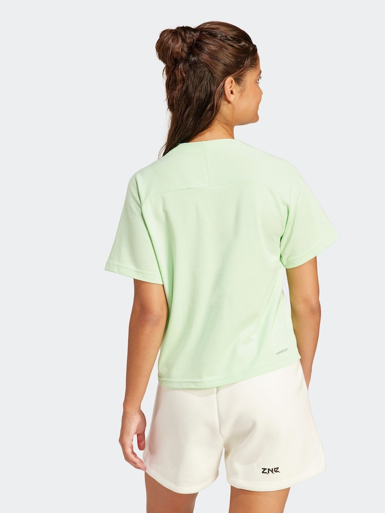 adidas Green Sportswear Z.N.E. T-Shirt - Image 2 of 7