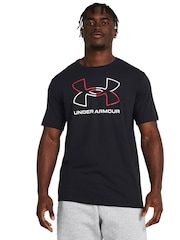 Under Armour Black/Red Foundation Short Sleeve T-Shirt - Image 1 of 4