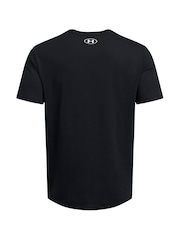 Under Armour Black/Red Foundation Short Sleeve T-Shirt - Image 4 of 4
