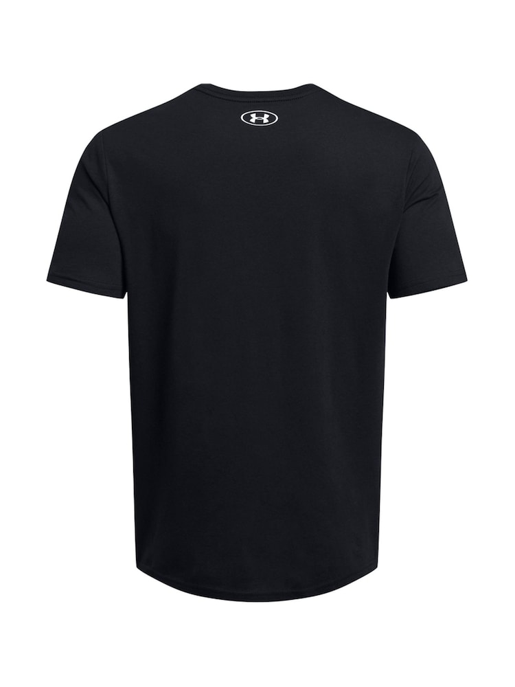 Under Armour Black/Red Foundation Short Sleeve T-Shirt - Image 4 of 4