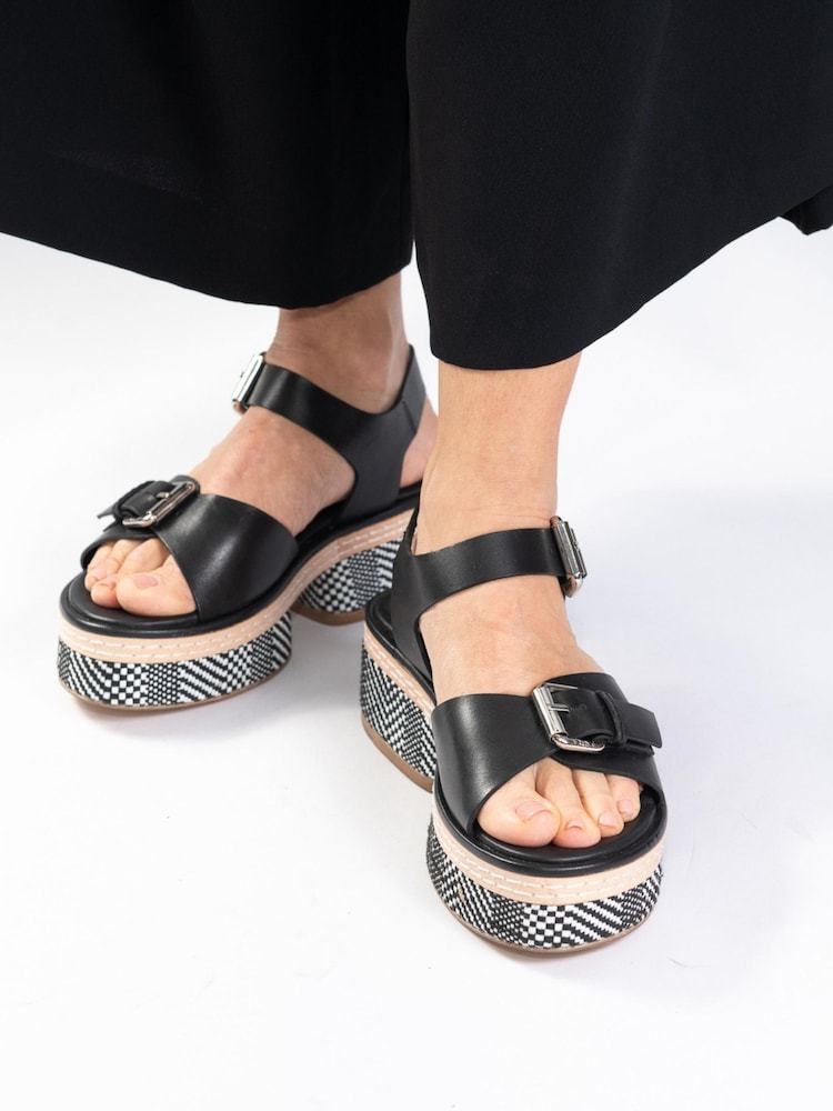 ASRA London Esme Leather Platform Sandals - Image 2 of 5 ASRA London Esme Leather Platform Sandals - Image 2 of 5