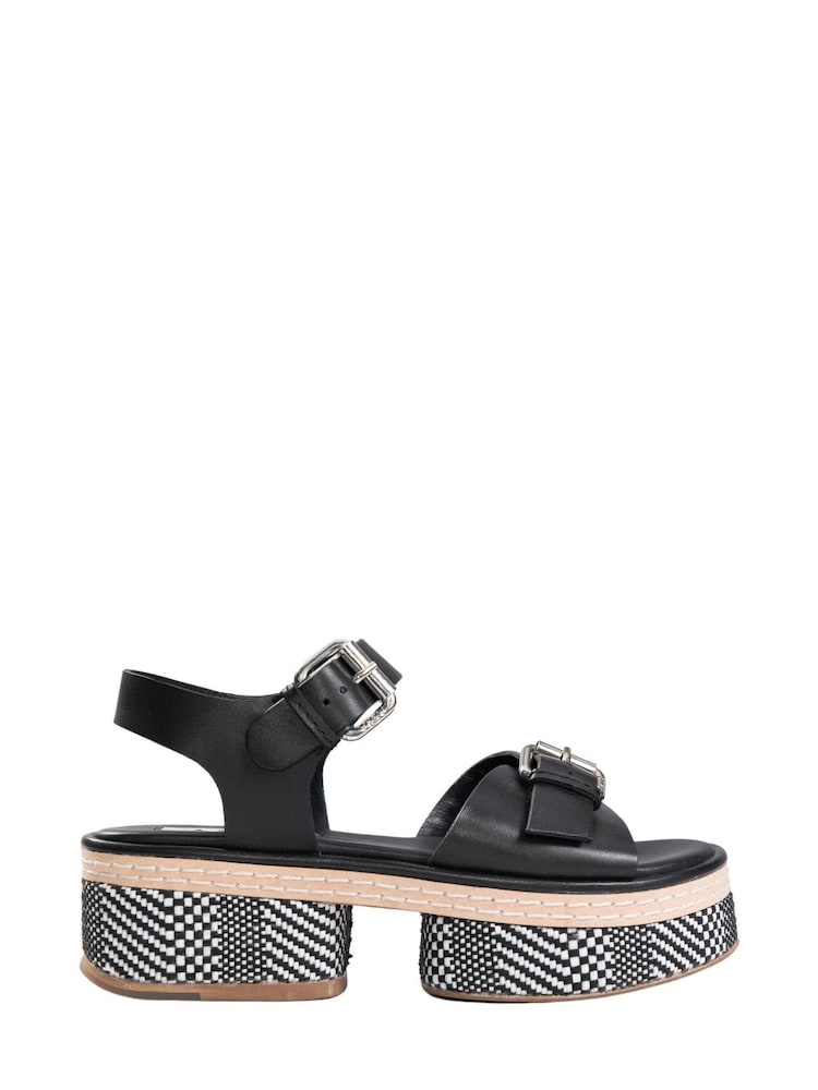 ASRA London Esme Leather Platform Sandals - Image 5 of 5 ASRA London Esme Leather Platform Sandals - Image 5 of 5