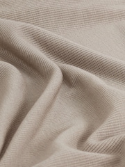 Grey Soft Touch Ribbed Short Sleeve T-Shirt with TENCEL™ Lyocell - Image 5 of 5