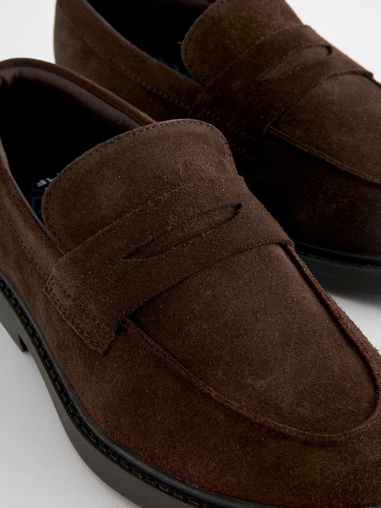 Braun - Elegante Loafers aus Wildleder - Bild 5 von 5 Braun - Elegante Loafers aus Wildleder - Bild 5 von 5