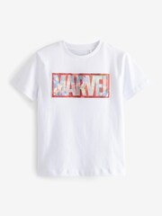 White Lenticular Marvel Avengers Short Sleeve T-Shirt (3-16yrs) - Image 1 of 3