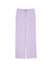 Victoria's Secret PINK Pastel Lilac Purple Wide Leg Fleece Jogger - Image 4 of 4
