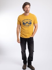 Weird Fish Yellow Lakes Front Print Graphic T-Shirt - Image 3 of 5