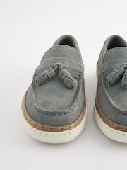 Gris - Mocasines de ante con borlas - Imagen 7 de 8