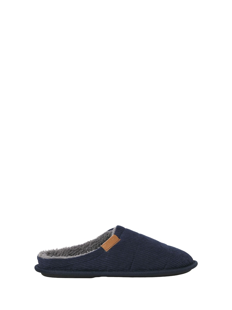 أزرق - JACK & JONES Cord Mule Slippers - صورة 1 من 7 أزرق - JACK & JONES Cord Mule Slippers - صورة 1 من 7