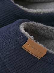 أزرق - JACK & JONES Cord Mule Slippers - صورة 7 من 7