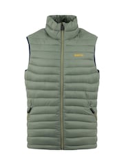 Weird Fish Green Langtree Lightweight Showerproof Padded Gilet - Image 5 of 6
