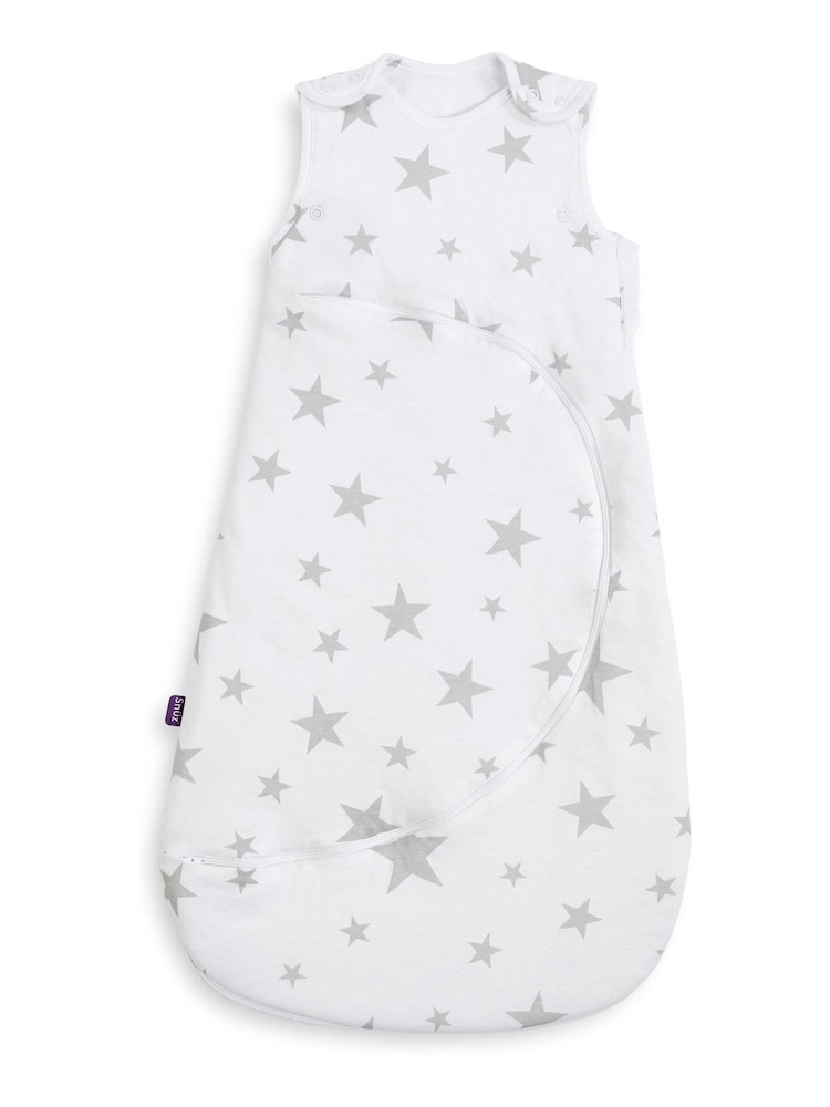 Snuz Baby Pouch 0.5 Tog Sleeping 100% Cotton White Bag - Image 2 of 5