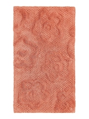 Ted Baker Orange Magnolia 100% Cotton Bath Mat - Image 1 of 1
