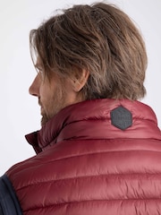Weird Fish Red Langtree Lightweight Showerproof Padded Gilet - Image 5 of 7