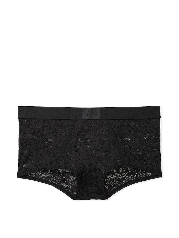 Victoria's Secret PINK Black Short Logo Knickers - Image 3 of 3 Victoria's Secret PINK Black Short Logo Knickers - Image 3 of 3