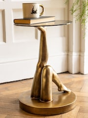 Rockett St George Gold Legs Side Table - Image 1 of 5