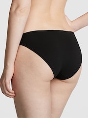 Victoria's Secret PINK Pure Black Bikini Cotton Knickers - Image 2 of 3