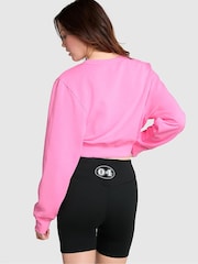 Victoria's Secret PINK Lola Pink Fleece Sweatshirt - Image 2 of 4