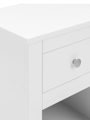 Julian Bowen Surf White Radley Bedside Table - Image 4 of 7