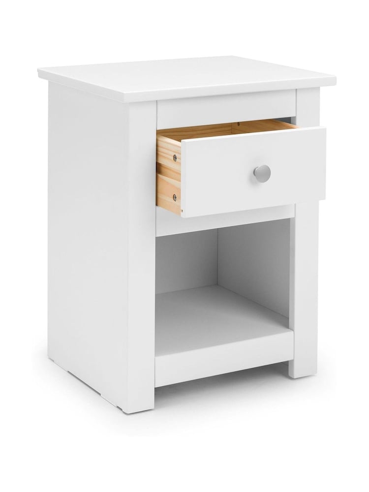 Julian Bowen Surf White Radley Bedside Table - Image 7 of 7 Julian Bowen Surf White Radley Bedside Table - Image 7 of 7