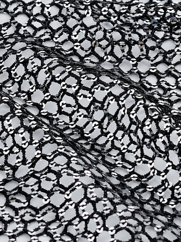 Black Long Sleeve Chainmail Shirt - Image 7 of 7