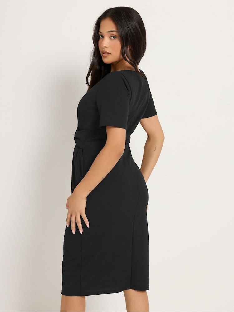 3 4 sleeve black dress petite Buy M&Co 3/4 Twist Tab from Next USA custom size bridal gown Last Night Black Velvet Size:M (34-35 sleeve length) Asymmetric tulip hem