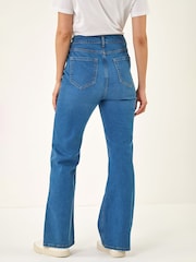 Roman Blue Front Pocket Bootcut Denim Trousers - Image 4 of 5