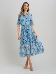 Vestido Camisero Adrienne de Gina Bacconi - Imagen 1 de 6