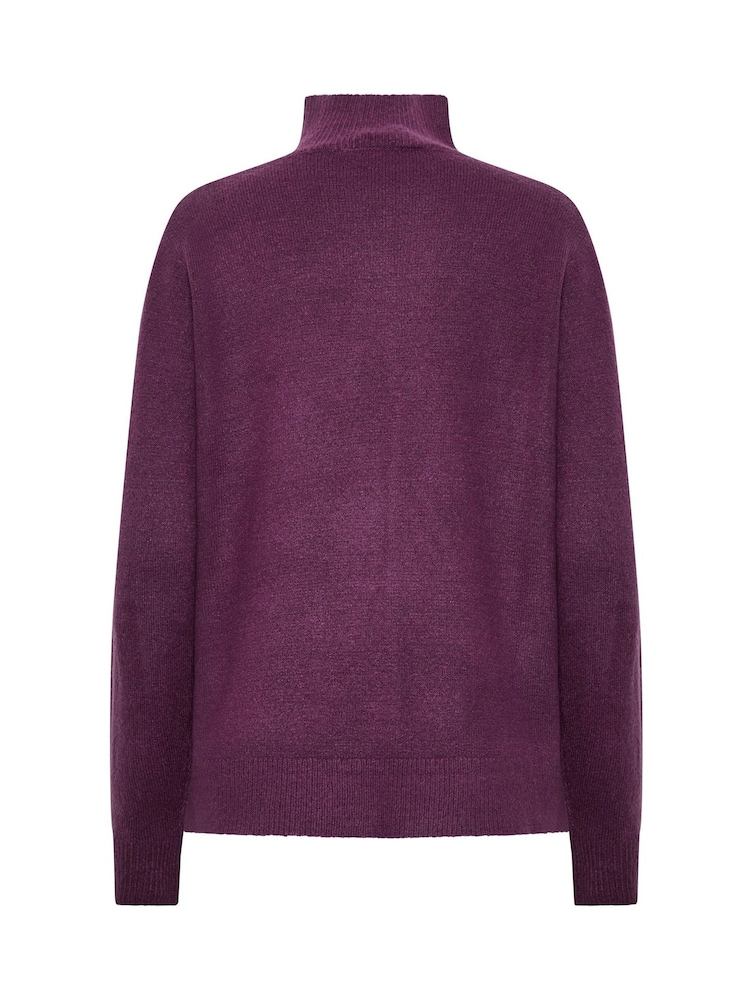 Long Tall Sally Purple Turtle Neck Knitted Jumper - Image 6 of 6 Long Tall Sally Purple Turtle Neck Knitted Jumper - Image 6 of 6