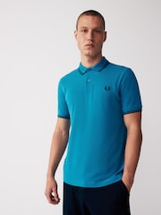 Fred Perry Mens Twin Tipped 100% Cotton Polo Shirt - Image 1 of 9