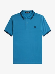 Fred Perry Mens Twin Tipped 100% Cotton Polo Shirt - Image 4 of 9