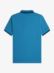 Fred Perry Mens Twin Tipped 100% Cotton Polo Shirt - Image 5 of 9