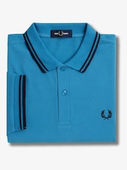 Fred Perry Mens Twin Tipped 100% Cotton Polo Shirt - Image 6 of 9