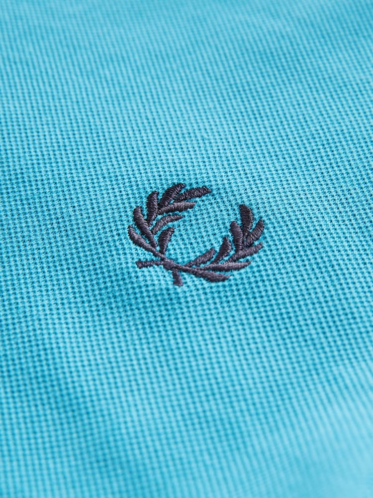 Fred Perry Mens Twin Tipped 100% Cotton Polo Shirt - Image 9 of 9