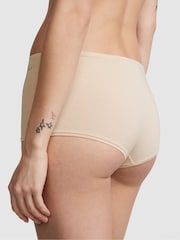 Victoria's Secret PINK Marzipan Nude Cotton Boyshort Knickers - Image 2 of 3