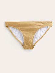 Boden Gold Classic Texture Bikini Bottoms - Image 6 of 7