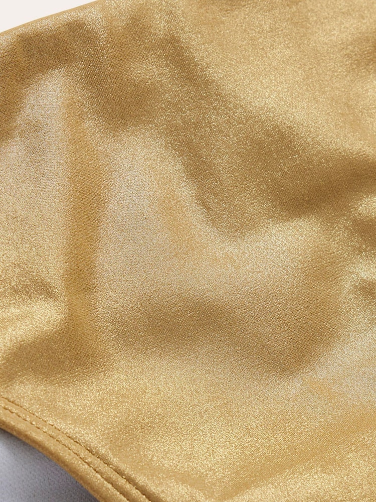 Boden Gold Classic Texture Bikini Bottoms - Image 7 of 7
