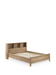 Julian Bowen Oak Effect Sydney Rattan Effect Bookcase Bed - Image 6 of 9