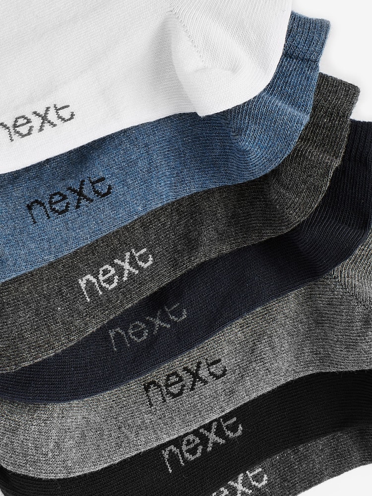Multi - 7 Pack Cotton Rich Trainer Socks - Image 9 of 9 Multi - 7 Pack Cotton Rich Trainer Socks - Image 9 of 9