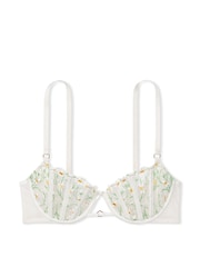 Victoria's Secret Daisy Embroidery White Unlined Balcony Bra - Image 3 of 3