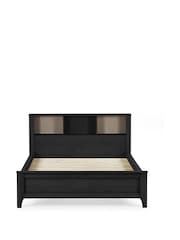 Julian Bowen Black Ash Sydney Rattan Effect Bookcase Bed - Image 8 of 9
