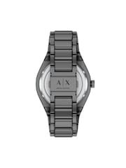 Armani Exchange Grey Sync Three-Hand Day-Date Stainless Steel Watch - Image 2 of 8