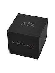 Armani Exchange Grey Sync Three-Hand Day-Date Stainless Steel Watch - Image 7 of 8
